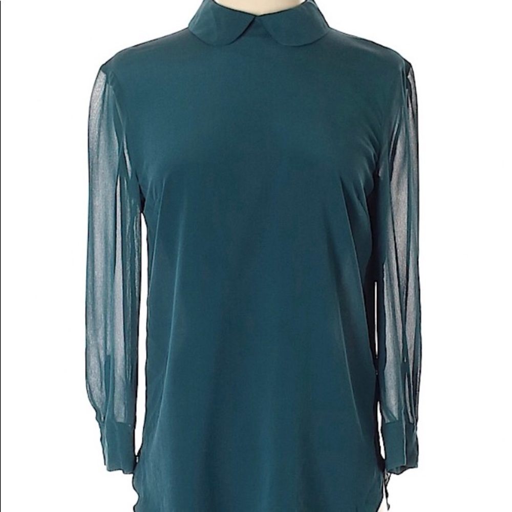 Wilfred 3/4 Sleeve Silk Blouse